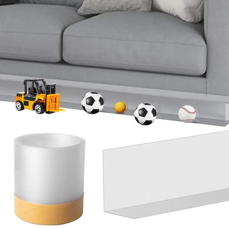 Toy Blockers For Furniture Under Couch Blocker Adjustable Bumper Stop Thin - £23.76 GBP+
