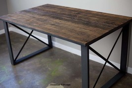 Reclaimed Wood Table. Industrial Dining Table. Modern Table. Reclaimed Wood - £1,116.52 GBP