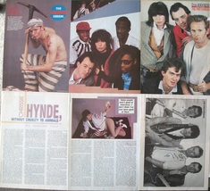 The Pretenders ~ (15) Color And B&amp;W Clippings, Articles, PIN-UPS From 1980-1987 - £6.58 GBP