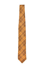 Piombo Herren Klassische Krawatte Silk Braun Grose OS - £35.39 GBP