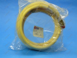 Coilhose N12-12B Coiled Air Hose 1/2&quot; NPT X 12&#39; Foot Swivel Yellow Nylon New - £23.44 GBP