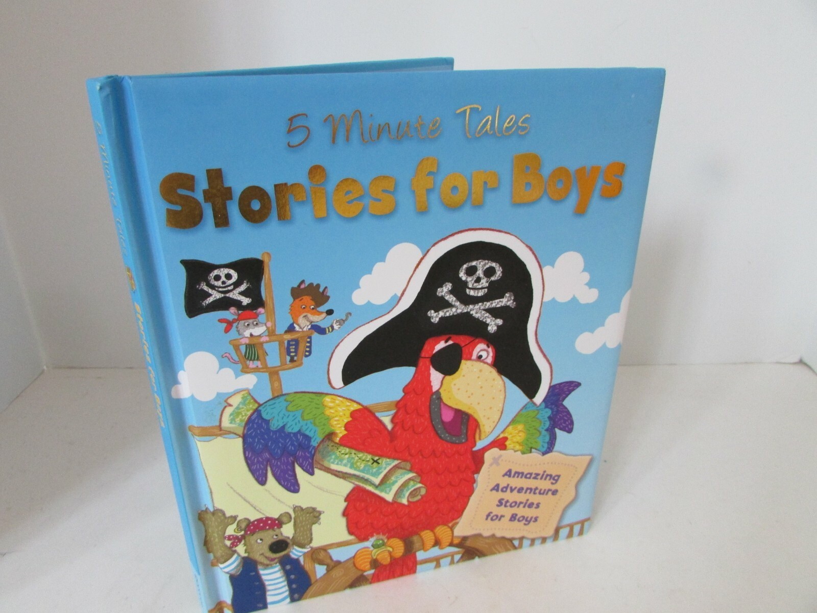 5 MINUTE TALES STORIES FOR BOYS PADDED VINYL TRADE CLOTH BOOK IGLOOBOOKS - $2.92