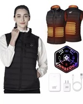 Core Edge Heated Vest for Men, Electric Vest, Size XL, Battery Included - £77.00 GBP