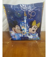 Walt Disney World 50th Anniversary Reusable Shopping Tote Bag  - $6.76