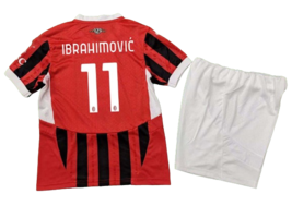 Ibrahimovic Kids Jersey 2024-2025 Red&amp;Black Color - £29.34 GBP