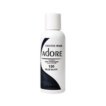 Adore Shining Semi Permanent Hair Colour, 130 Blue Black  - $16.00