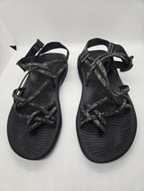 Chaco Sandal Black And White Strappy Sandals Womens Size 10 Hiking Sandal - £18.59 GBP