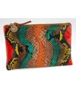 Bolso De Noche Clare V. Flore De Piel De Serpiente Para Mujer - $2,864.31 MXN