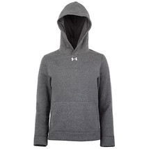 Under Armour Boys Hustle Fleece Hoodie YSmall(6-7)Carbon Heather - £26.14 GBP