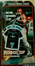 Nuevo Hombre Robo Cop Funko Home Video VHS en Caja Manga Corta Tee Exclu... - $15.01