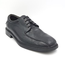 Nunn Bush Men Bicycle Toe Derby Oxfords Size US 9M Black Leather - £16.87 GBP