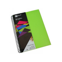 Quill Brights A5 Visual Art Diary (Lime Green) - £26.03 GBP