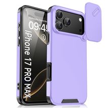 Generic Case for iPhone 17 (Color: Purple) Plain Hard Back Hard Silicon ... - $855.65 MXN