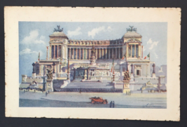 Italy Roma Monumento Vittorio Emanuele Postcard Artist Signed A. Danesi Postcard - £7.19 GBP