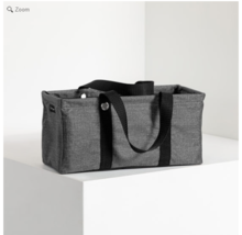 Tiny Utility Tote (new) CHARCOAL CROSSHATCH - CHARCOAL &amp; BLACK - (569A) - $28.53