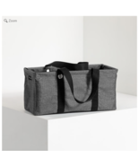 Tiny Utility Tote (new) CHARCOAL CROSSHATCH - CHARCOAL &amp; BLACK - (569A) - £22.43 GBP