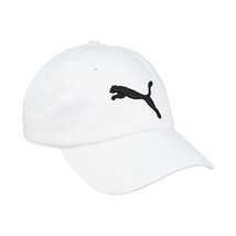 Puma ESS Cap - White/Big Cat, N/A  - $23.00