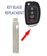 HY18R Remote Flip Key Blade For Hyundai Santa Fe 2013-2016 PN: 81996-2W000 - $8.99
