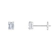 ANGARA Lab-Grown 0.4 Ct Prong-Set Diamond Solitaire Stud Earrings in 14K Gold - £591.34 GBP