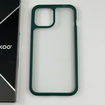 iPhone 12 Pro Max - CASEKOO Defender Phone Case  Dark Green/Clear -Bulk Discount - £7.91 GBP