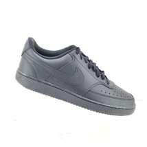 Nike Men&#39;s Court Vision Low NN Shoes Casual DH2987-002 Triple Black Size 13 - £45.58 GBP