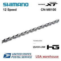 Shimano XT CN-M8100 Chain 12-Speed 118 Links with Quick Link MTB / eBike OE - $31.99