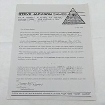 Steve Jackson Games May27 1998 Retailer INWO SubGenius Marketing Directo... - £15.36 GBP
