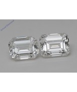 A Pair of Emerald Natural Mined Loose Diamonds (2.03 Ct H VS1 Clarity) GIA  - $131,440.90 MXN