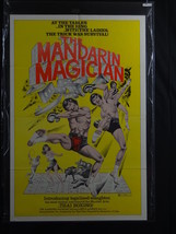 Mandarin MAGICIAN-1970&#39;S-ONE SHEET-VG-KUNG FU-LARRY LI-BRUCE MA-HELEN Ma Fn - £48.67 GBP