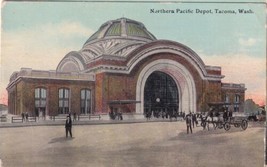 Northern Pacific Depot Tacoma WA Washington Postcard E21 - £7.27 GBP