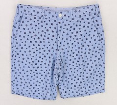 Polo Ralph Lauren Golf Shorts Mens 32 Blue Geometric Chino Classic Fit 9.5&quot; - £16.91 GBP