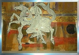 Lu Hong-&quot;Equus&quot;-Framed Limited Edition Serigraph/Rice Paper/Hand Signed/LOA - £695.24 GBP