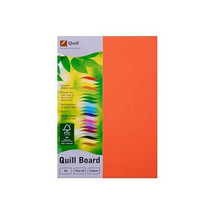 Quill Cardboard A4 (50pk) - Orange - £30.78 GBP