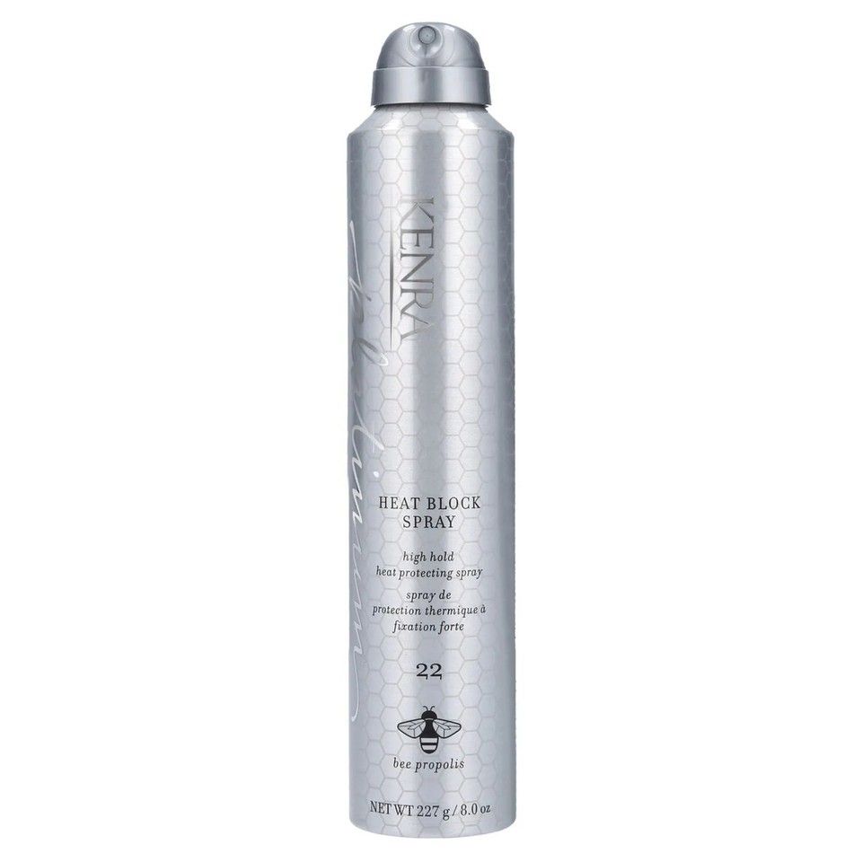 Kenra Platinum Heat Block Spray 22 High Hold Heat Protecting Spray 8oz 227g - $19.86