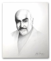 Sean Connery 20x24 Lithograph By Artist Gary Saderup Signed Poster James Bond - £29.98 GBP
