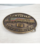 Certified Grocers Safe Driver 10 Year Brass Belt Buckle - €41,74 EUR