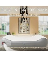 Waterproof Self Inflating/Deflating Camping Pool Guess Lounger w/ Flocki... - €73,81 EUR