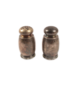Silverplate Salt and Pepper Shaker with Crystal Inserts 2.5 Inches - $8.59