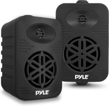 Pyle Indoor Outdoor Speakers Pair - 300 Watt Dual Waterproof 4” 2-Way, PDWR45BK - £61.35 GBP