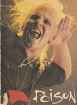 Bret Michaels Exodus Poison teen magazine pinup clippings Metallix mag p... - $130.61 MXN