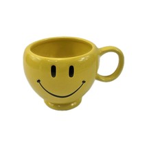 Smiley Face Yellow Mug Cup Coffee Tea Happy Face 20oz Teleflora Gift Lar... - $8.90
