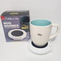 Regal Electric Mug Warmer and Rae Dunn &quot;Bliss&quot; Bonus Mug Bundle Brand New - £15.40 GBP