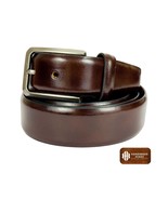 Handmade Full-Grain Brown Leather Belt: Braided Western Style - $2,924.58 MXN