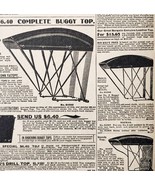 1900 Carriage Buggy Top Advertisement Victorian Sears Roebuck 5.25 x 7&quot;  - €18,15 EUR