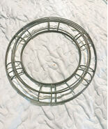 3 Floral Garden Christmas Metal Wreath Form Base 8 inches - $14.01 CAD