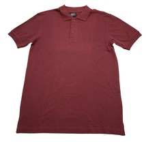 Pro 5 Shirt Mens S Maroon Plain Chest Button Short Sleeve Collared Top - $25.62
