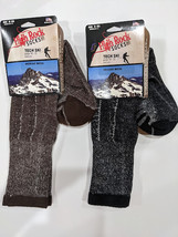 High Rock Socks - Tech Ski Socks - 2 Pairs - Black -  Large - £15.98 GBP