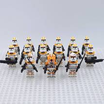 Star Wars 212th Attack Battalion Commander Cody Waxer Boil 15pcs Minifigures Toy - £20.71 GBP