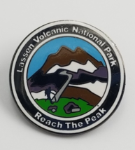 Lassen Volcanic National Park CA Reach The Peak Trail Project Lapel Pin Montain - £11.85 GBP