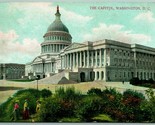 US Capitol Costruzione Washington Dc 1908 DB Cartolina H13 - $5.07